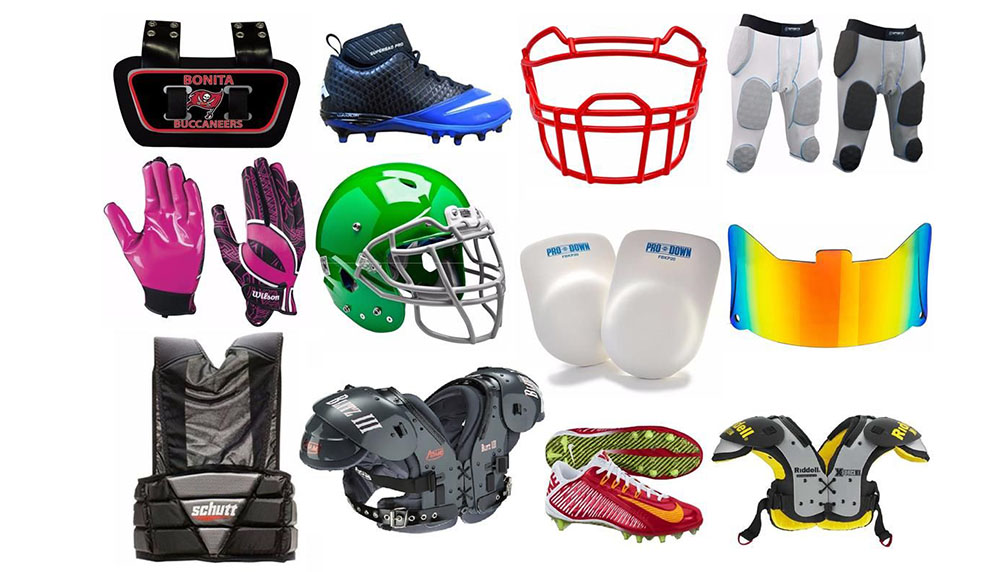 sport equipment using injection molds