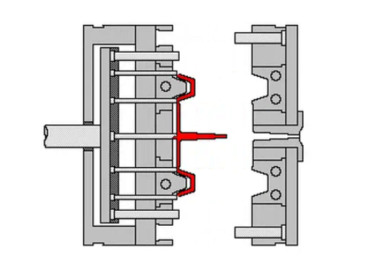 injection mold ejection system