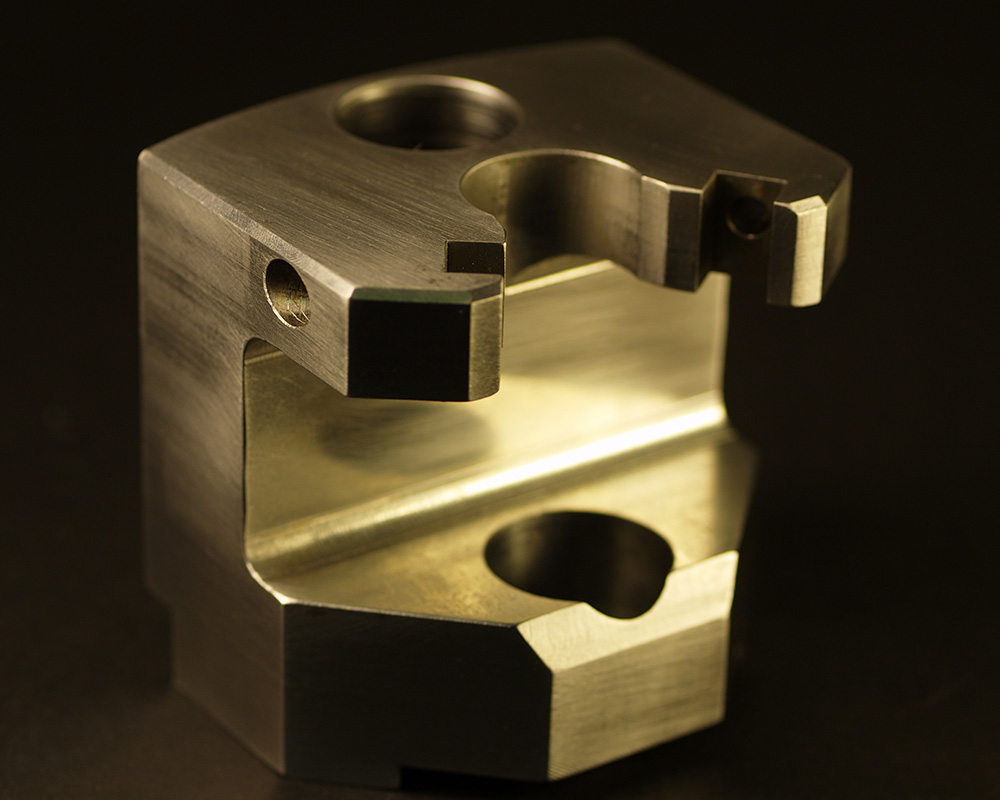 high-precision CNC machined metal part