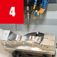 step 4 injection mold machine