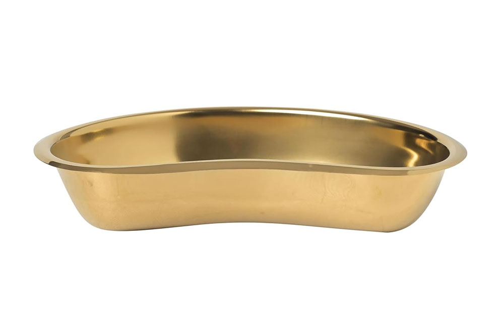 pvd coated Heavy Duty Stainless Steel Kidney Tray