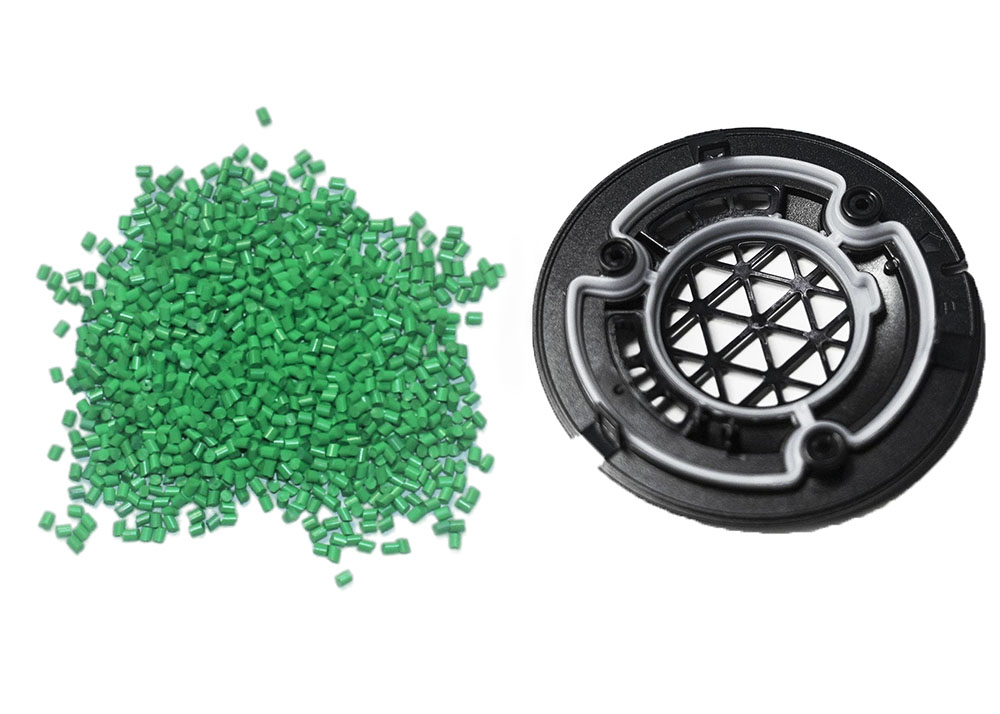 injection molding part and material plastic pellets