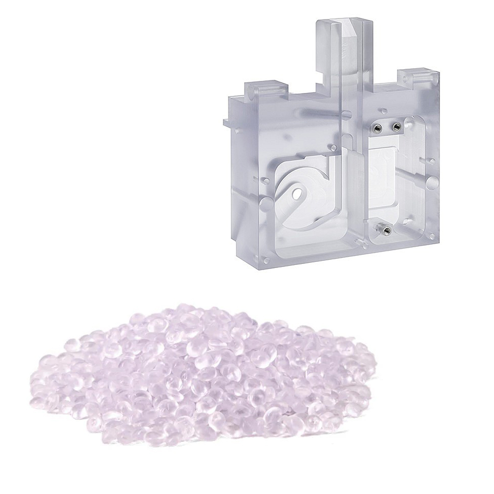 PC plastic pellets and injection molded parts
