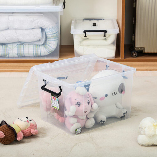 Customizable Clothing Clear PP Plastic Storage Boxes for Living Room SB018902