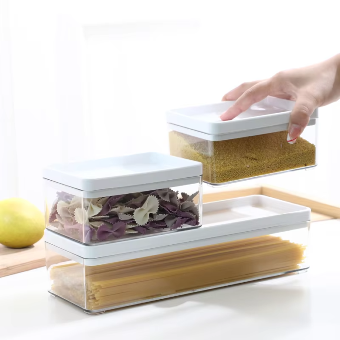 Customizable Mini clear Plastic Refrigerator Storage Pet Boxes With Lid for Home Storage