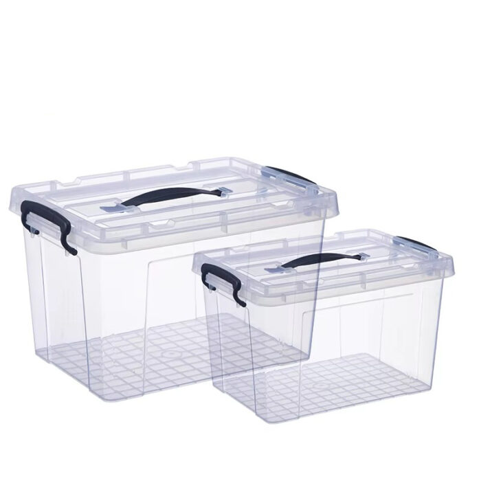 Customizable Office Home Clothing Clear PP Plastic Storage Boxes