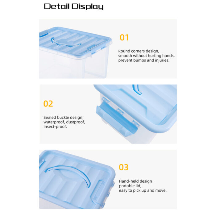 Customizable Popular Thickened Upgraded Pressure-resistant Storage Organizer Bins