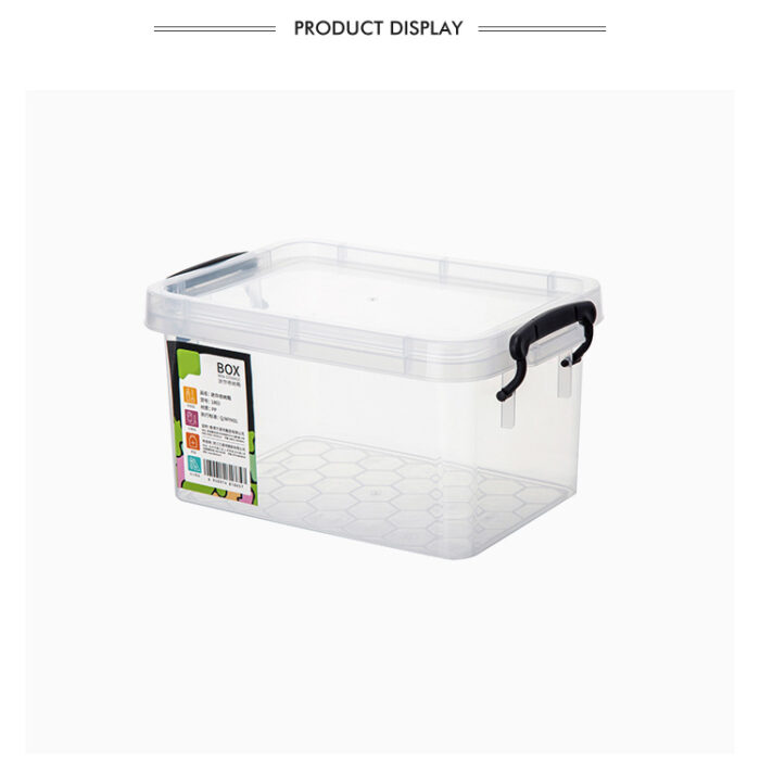 Hot Sale Mini Desktop Box Clear PP Plastic Storage Boxes Organizing Bins