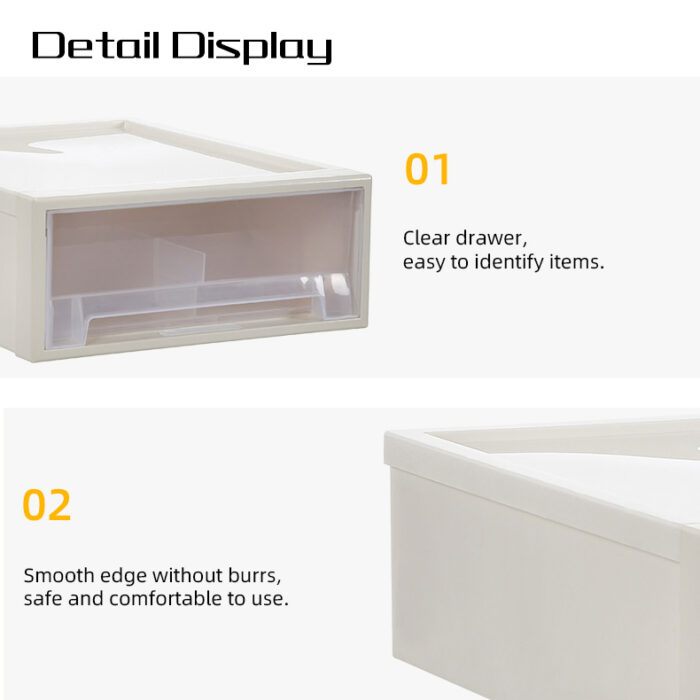 Plastic Desktop Storage Drawer Multifunction Sundries Socks Box