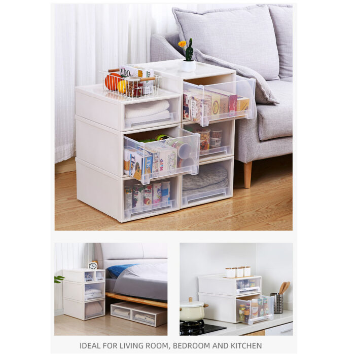 Plastic Desktop Storage Drawer Multifunction Sundries Socks Box