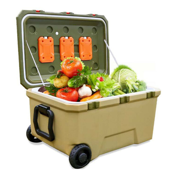 16L/36L/68L/145L Multifunctional Cooler Box with Wheels 16.9QT/38QT/71.8QT/153.2QT