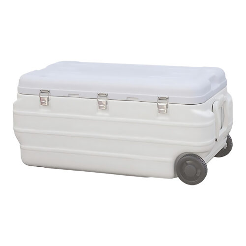 170L Large Size Trolley 179.6QT Wheeled Cooler Box for Camping Fishing Marine