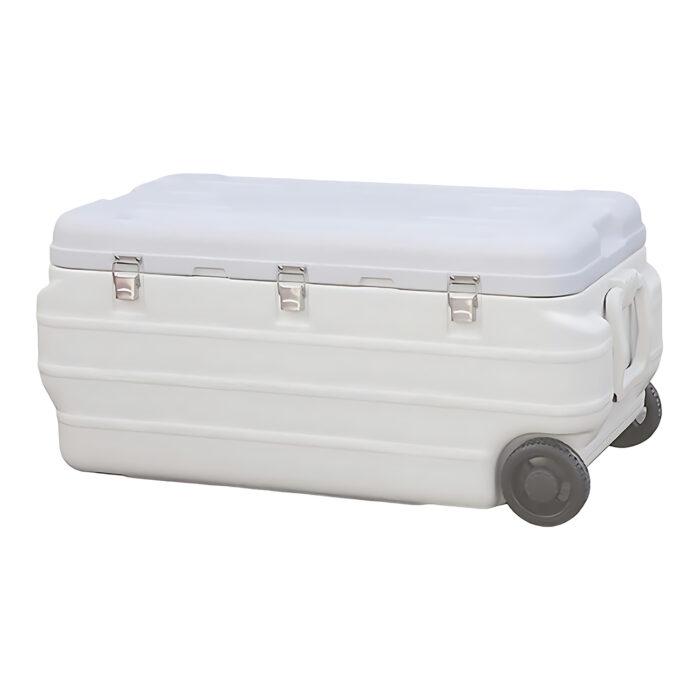 170L Large Size Trolley 179.6QT Wheeled Cooler Box for Camping Fishing Marine