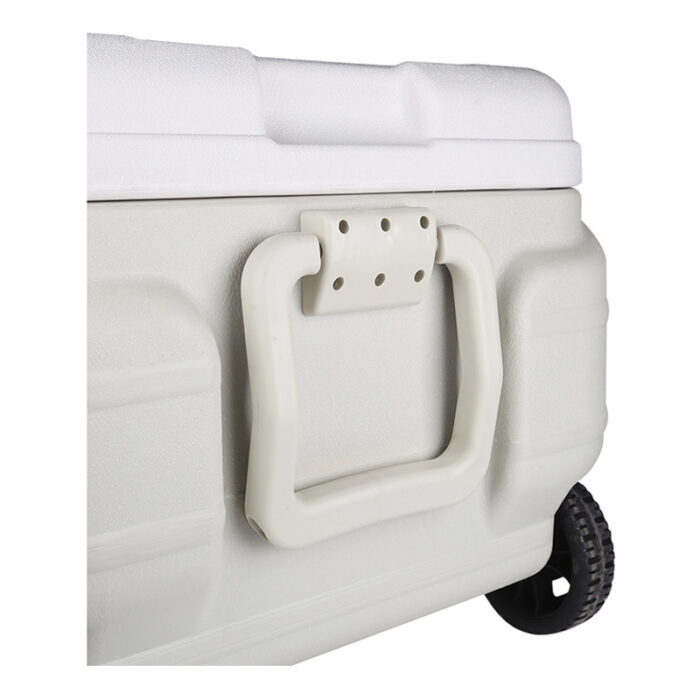 170L Large Size Trolley 179.6QT Wheeled Cooler Box for Camping Fishing Marine