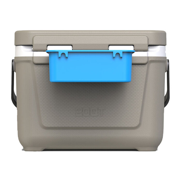 20QT Blow Molded Plastic Cooler Box Portable 18.9L Mini Ice Chest Lunch