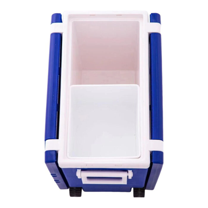 28L Portable Folding Table Cooler Box Set 29.5QT Outdoor Camping Rectangle Barbecue