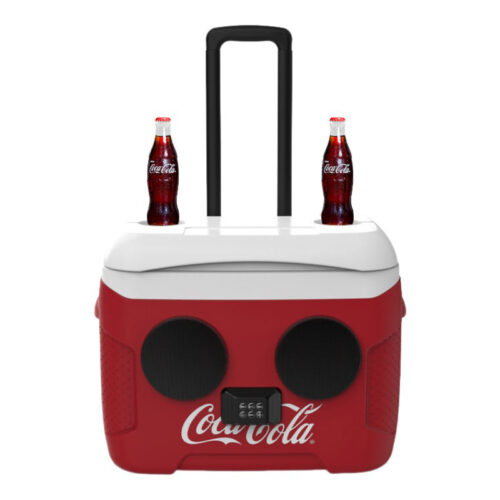 28L/54L Built-in Speaker Music Audio Player Amplifier Trolley Cooler Box 29.6QT/57QT