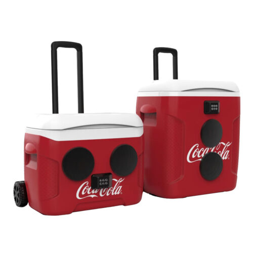 28L/54L Built-in Speaker Music Audio Player Amplifier Trolley Cooler Box 29.6QT/57QT