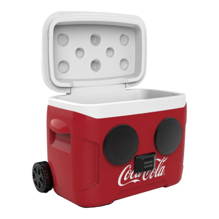 28L/54L Built-in Speaker Music Audio Player Amplifier Trolley Cooler Box 29.6QT/57QT