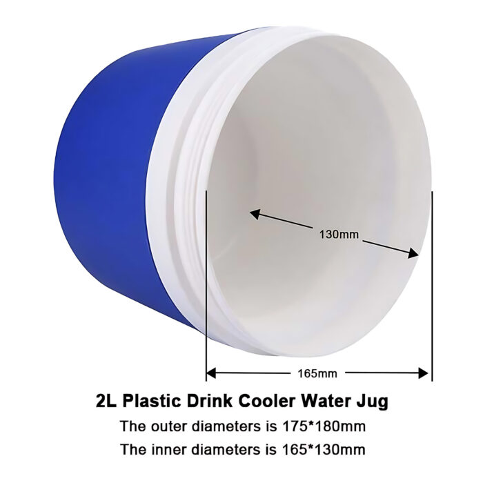 2L Insulated Plastic Drink Cooler Water Jug for Beer