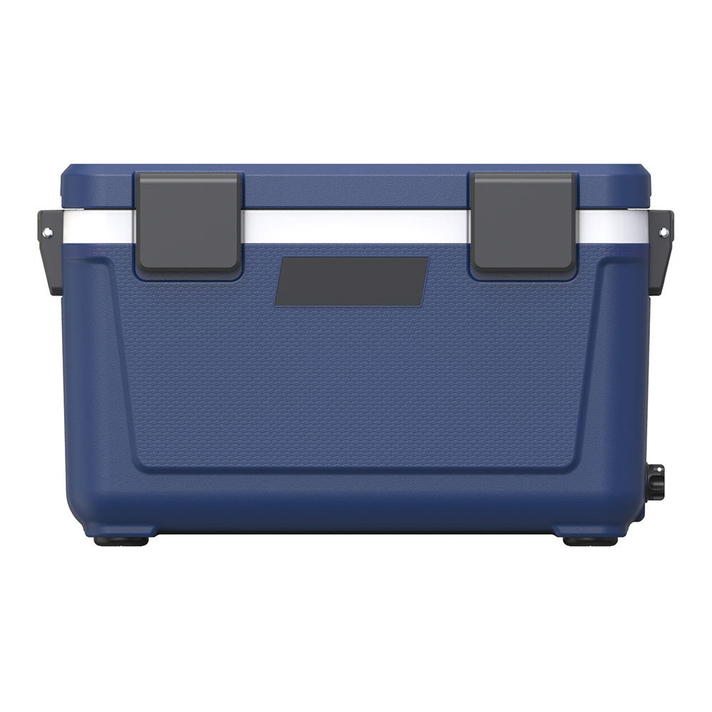 45QT Insulated Cooler Box 42.6L with Ice Pack Fishing Tube Holder