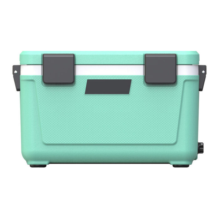 45QT Insulated Cooler Box 42.6L with Ice Pack Fishing Tube Holder