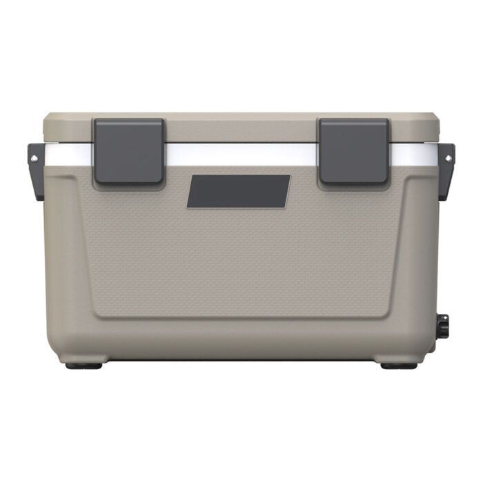 45QT Insulated Cooler Box 42.6L with Ice Pack Fishing Tube Holder