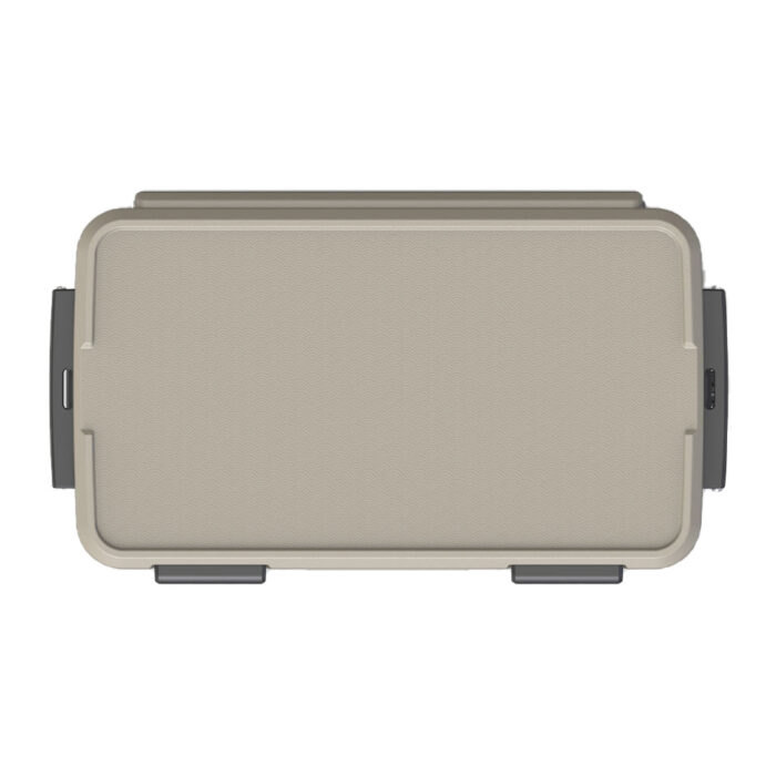 45QT Insulated Cooler Box 42.6L with Ice Pack Fishing Tube Holder