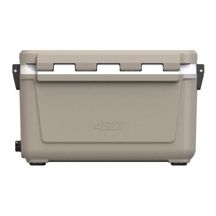 45QT Insulated Cooler Box 42.6L with Ice Pack Fishing Tube Holder