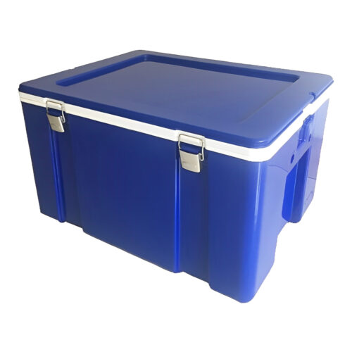 66L Big Insulated Waterproof Cooling Ice Cooler Box 69.7QT for Outdoor Fish Fresh Distribution