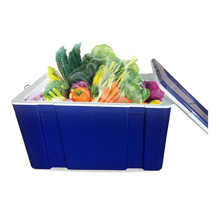 66L Big Insulated Waterproof Cooling Ice Cooler Box 69.7QT for Outdoor Fish Fresh Distribution