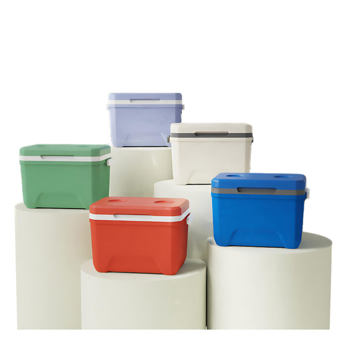 6L Mini Insulated Hard Cooler with Handle Pothook 6.3QT Ice Chest Poolside Camping