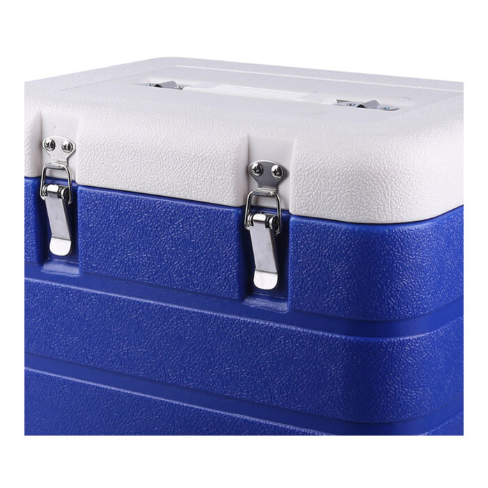 6L Thick PU Foam Ice Chest Portable 6.3QT Vaccine Cooler Box Insulated With Thermometer