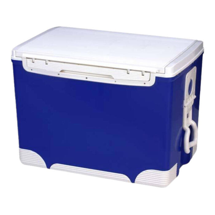 70L Waterproof Thermal Plastic Ice Chest Fishing Box 74QT Trolley Cooler with Wheels
