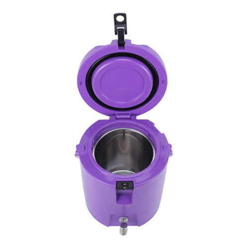 8QT Portable Round Water Cooler Jug with Tap 7.6L Beverage Dispenser Ice Bucket
