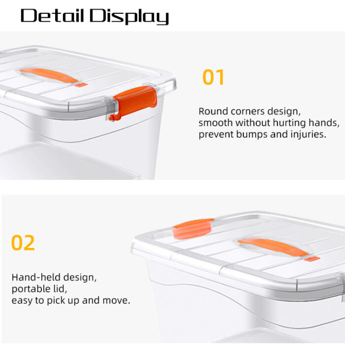 Household Plastic Storage Box Container Bin Stack and Multi-purpose Sundries