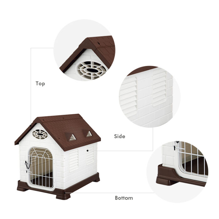 Movable Plastic Pet House Indoor Detachable Kennel Dog And Cat Cage