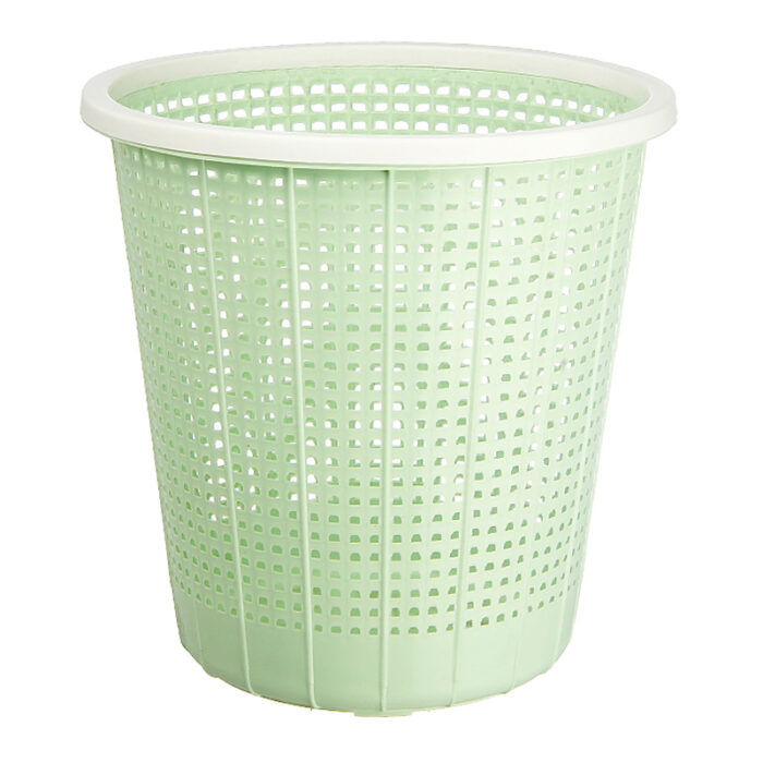 Multifunctional Round Garbage Can Plastic Trash Bin Household Dustbin