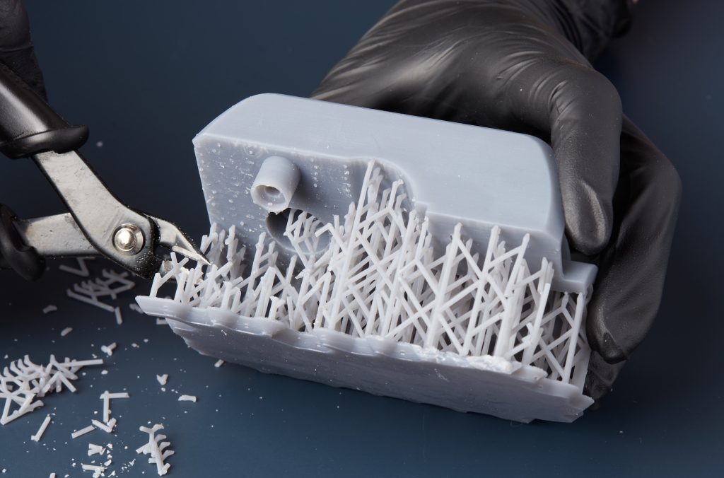 3d printed part support removal