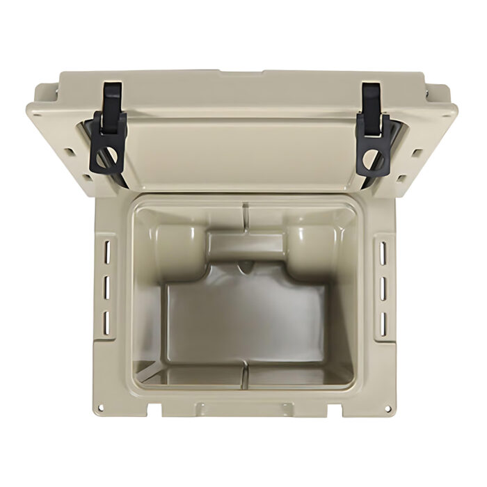 45QT Plastic Wheeled Cooler with Handle Trolley Rolling Durable 42.6L Ice Box