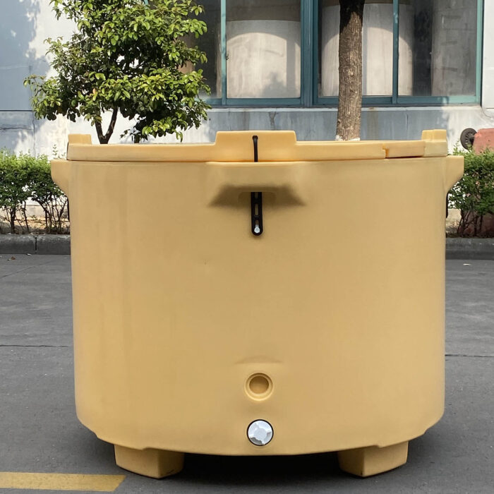 630L Insulated Dry Ice Storage Chest 665.7QT Seafood Industrial Use Container