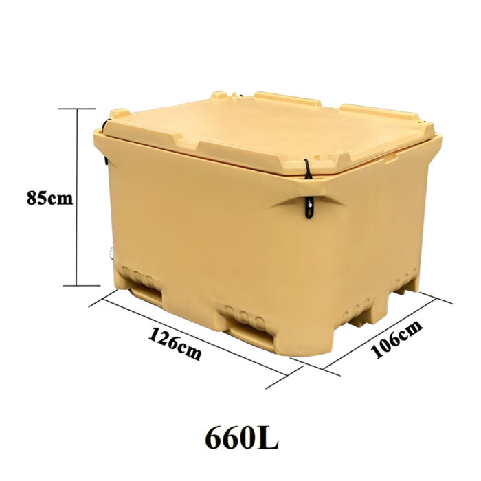 660L/1000L Large Capacity Thermal Cooler 697.4QT/1056.6QT Cold Chain Transport Container