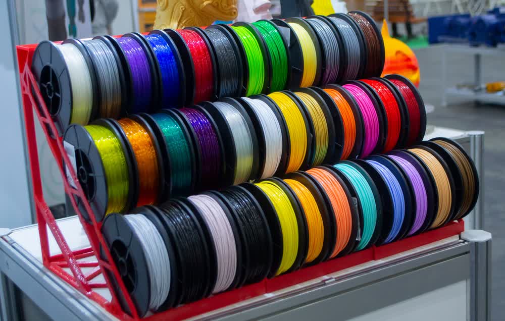 colorful_3d_printer_filament_spools 3d printing materials