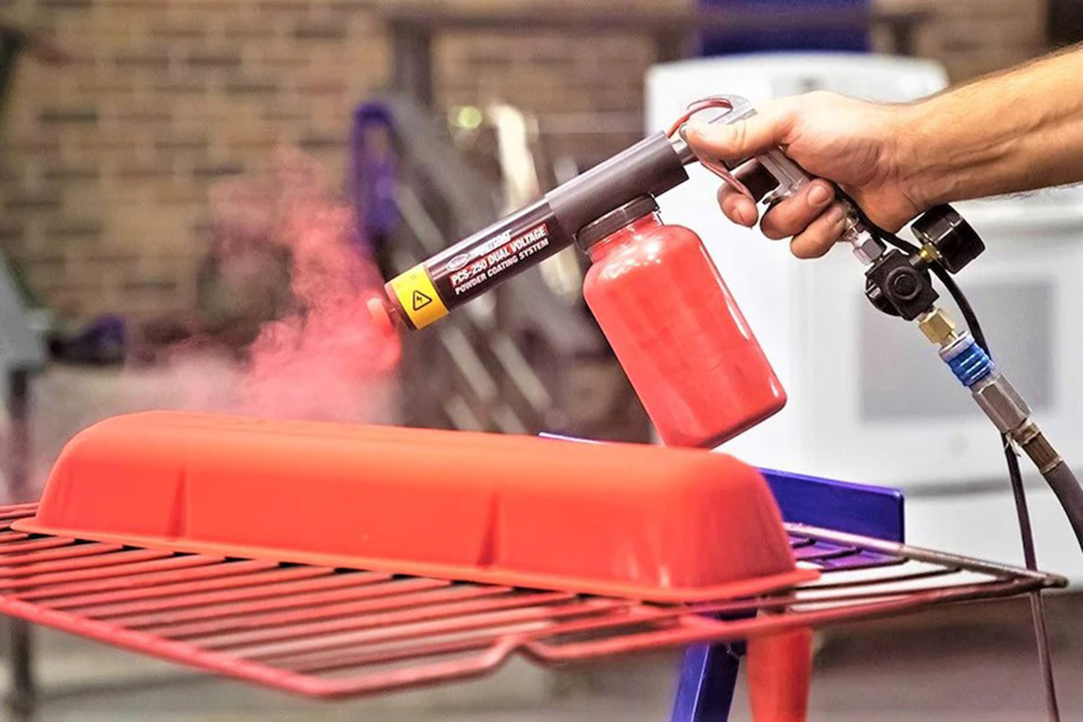 powder coating post-processing powder coating post-processing