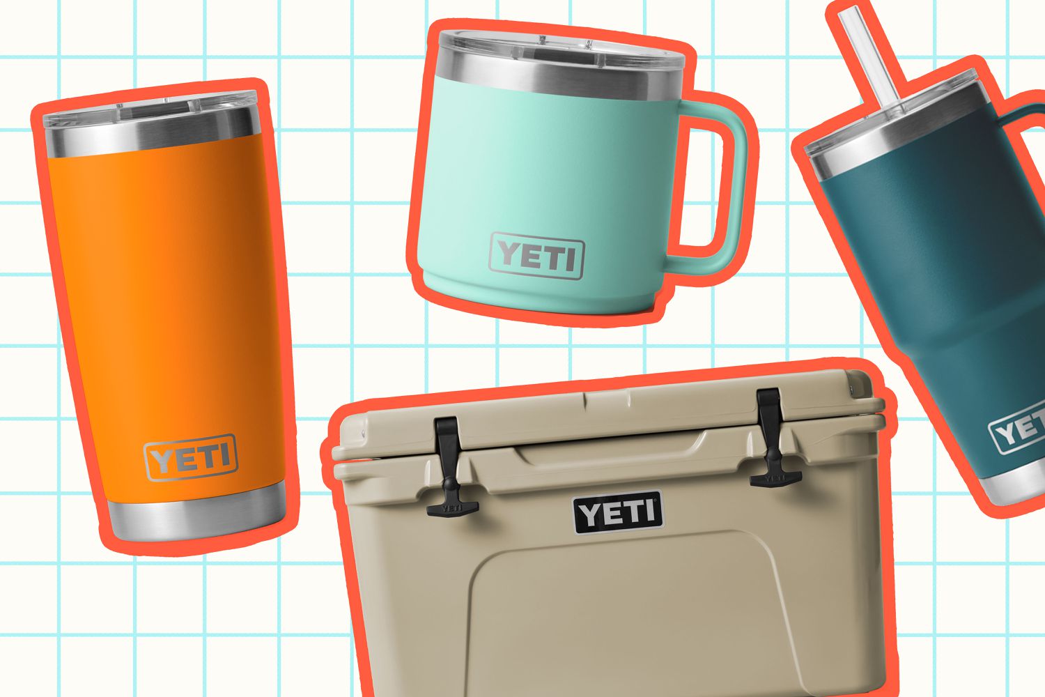 various yeti products various yeti products