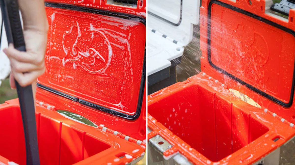 how to clean a cooler