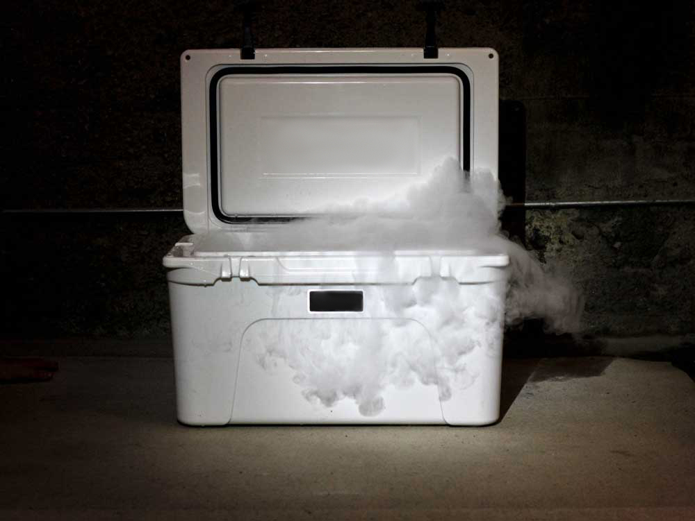 dry ice in hard cooler dry ice in hard cooler