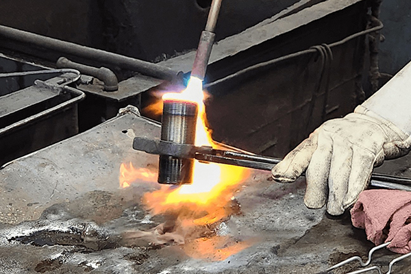 Flame Hardening heat treatment finish