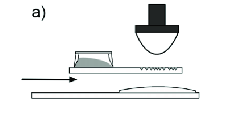 Schematic of pad printing process step 1