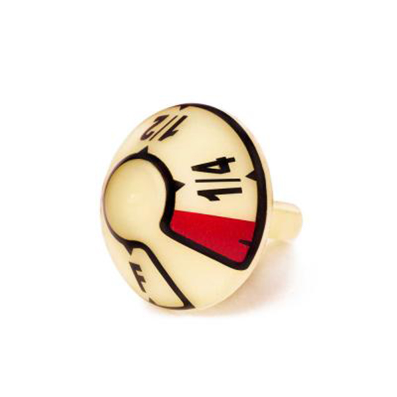 multi-color pad printed automotive knob